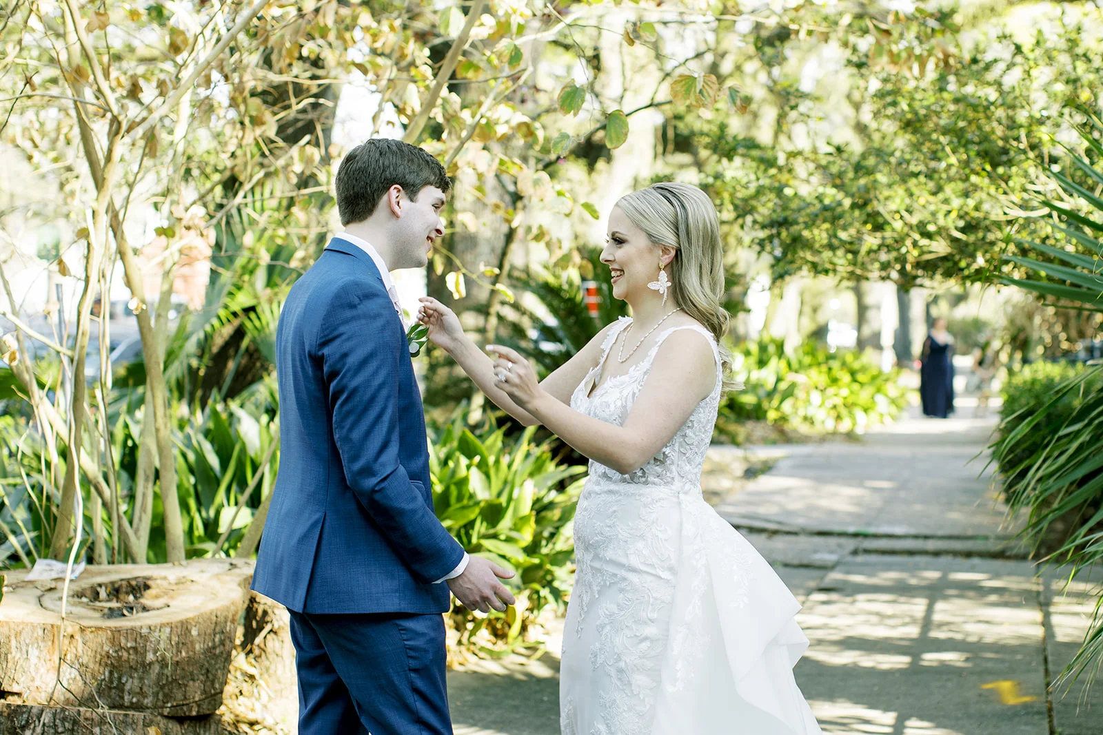 The First Look At A Wedding