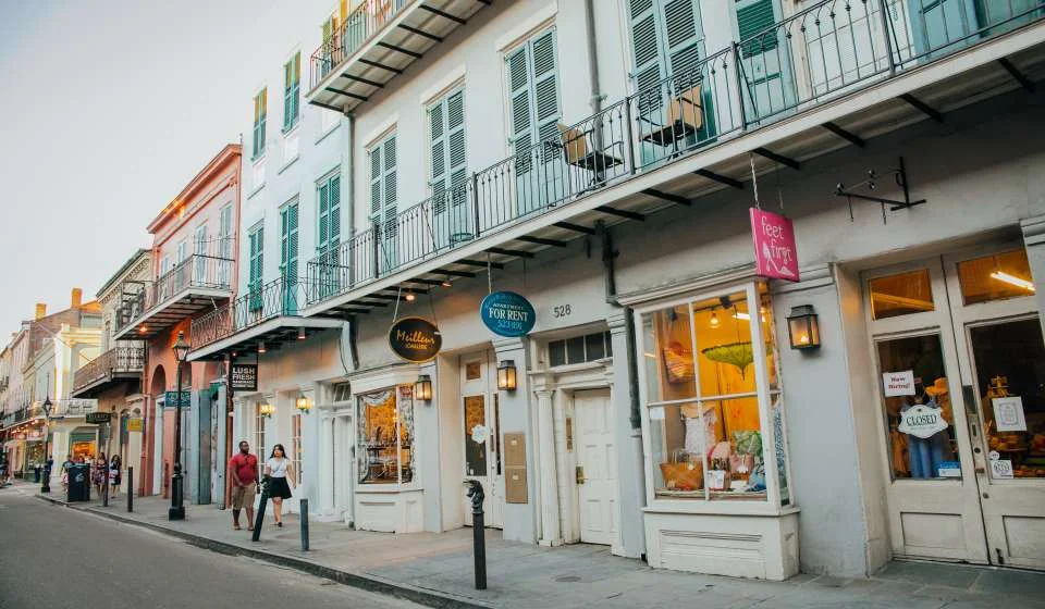 Shopping on Royal Street New Orleans