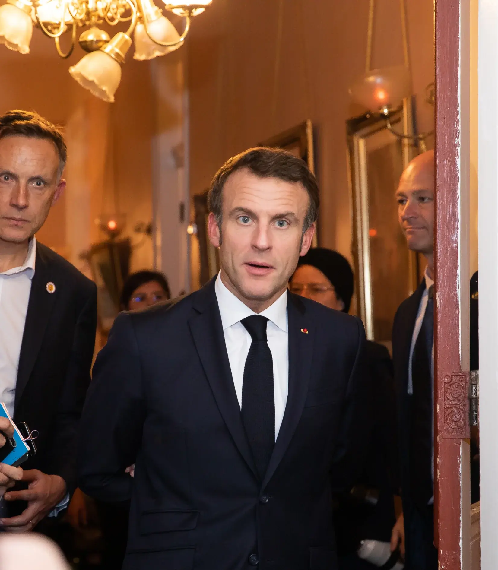 French President Macron visits the Degas House