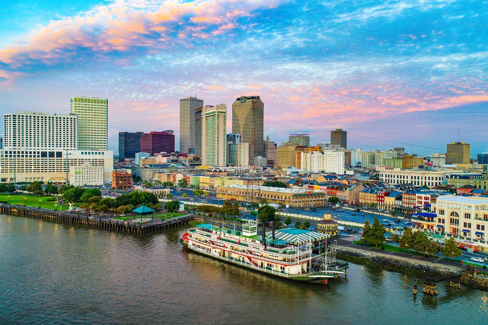 New Orleans RIverboat near the French Quarter